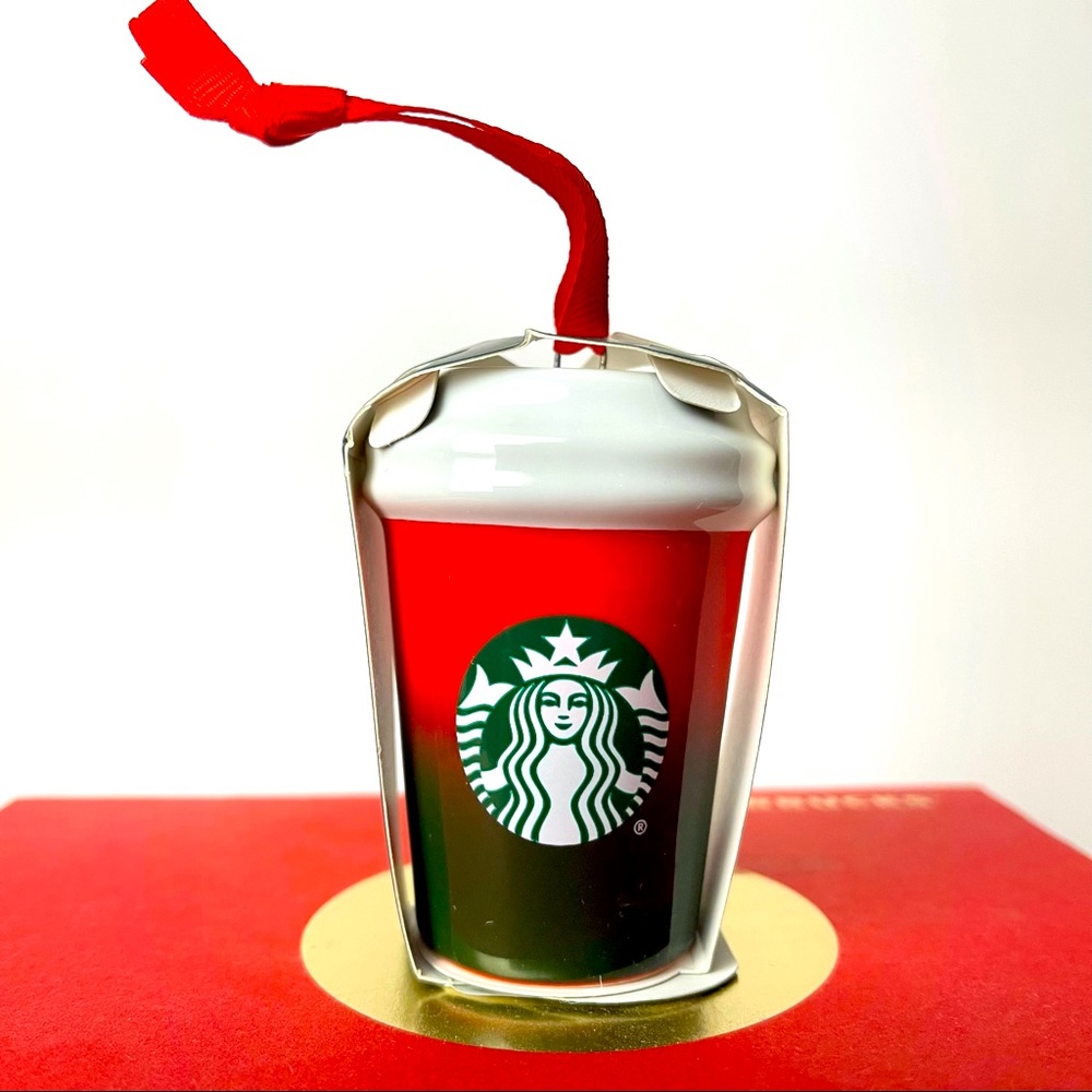 STARBUCKS Ombré Ceramic Hot Cup Ornament